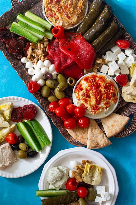 Lebanese Mezze Platter Recipe | Deporecipe.co