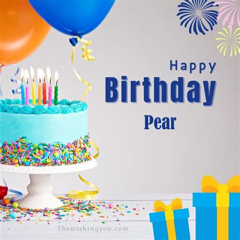 100+ HD Happy Birthday Pear Cake Images And Shayari