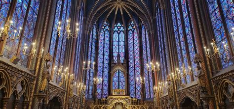 Sainte Chapelle Interior Upper Chapel