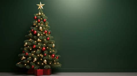 Minimalist background with Christmas tree 26750118 Stock Photo at Vecteezy