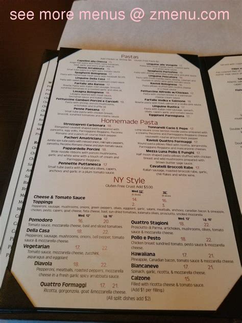 Online Menu of Spumoni Trattoria & Pizzeria Restaurant, Hermosa Beach, California, 90254 - Zmenu