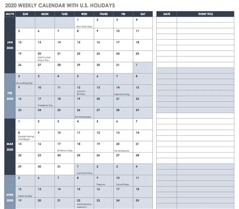 Free Printable 12 Week Calendar - Dasi Missie