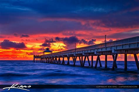 Deerfield Beach Pier HDR Image Photomatix 5.0 Beta