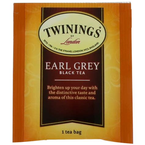 Twinings, Earl Grey Black Tea, 25 Tea Bags, 1.76 oz (50 g) - iHerb.com