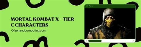 Mortal Kombat X Tier List (December 2022) MKX Best Characters