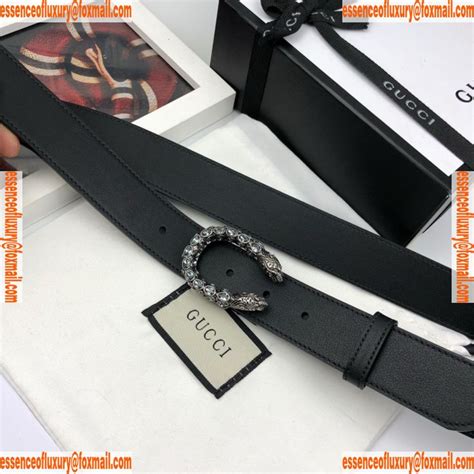 Replica Womens Belts Gucci Dionysus Leather Belt Gucci Knockoff Belts 35MM A175PP240 AA96423 ...