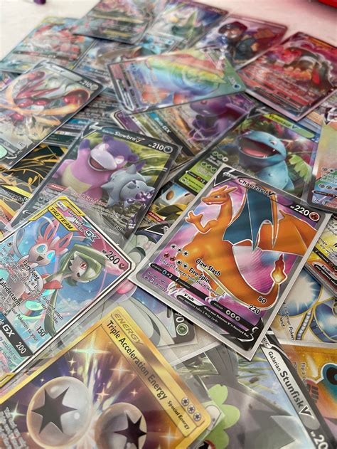 Pokemon Card Mega Lot 100 Cards GUARANTEED 2 V/VMAX | Etsy