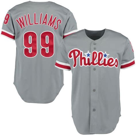 Mitch Williams 1993 Philadelphia Phillies Baseball Jersey – Best Sports ...