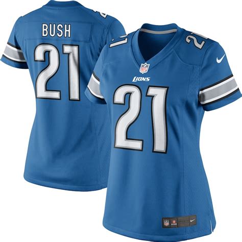 Women's Detroit Lions Reggie Bush Nike Light Blue Limited Jersey