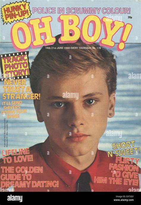 1980s UK Oh Boy! Magazine Cover Stock Photo - Alamy