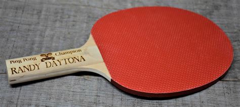 Custom Ping Pong Paddles any text engraved for free table | Etsy