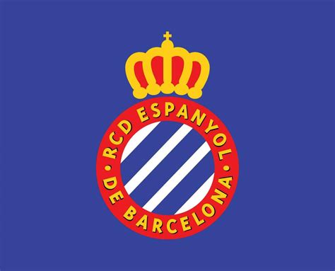 Espanyol Club Symbol Logo La Liga Spain Football Abstract Design Vector ...