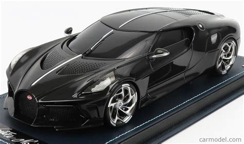 MR-MODELS BUG010 Scale 1/18 | BUGATTI LA VOITURE NOIRE 2019 BLACK CARBON