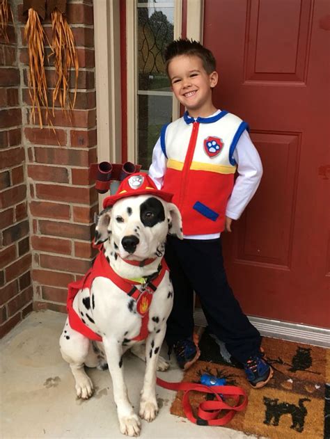 Ryder and Marshall from Paw Patrol Paw Patrol Costume | Paw patrol costume, Ryder paw patrol ...