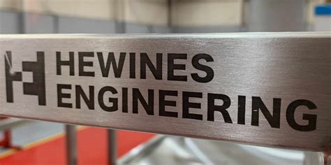 Laser Engraving Stainless Steel - Hewines Engineering