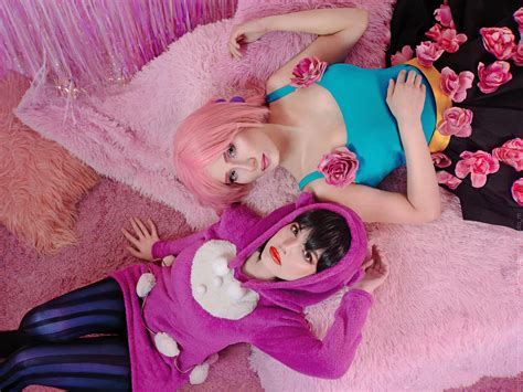 [self] Our JoJolion cosplay!~ torimori (me) as Daiya Higashikata, Bambi_Dean as Yasuho Hirose ...