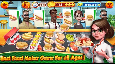 Cooking Games Chef Burger Food Kitchen Restaurant / Children / Baby / Android Gameplay Video ...