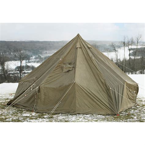 Used 10 - man U.S. Military Arctic Tent, Olive Drab - 149717, Tents & Accessories at Sportsman's ...