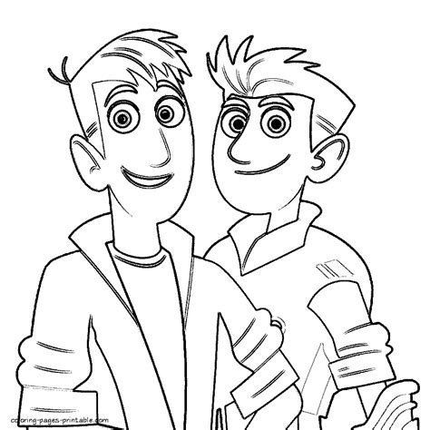 Wild Kratts Coloring Page ~ Wild Kratts 13 | Waldo Harvey