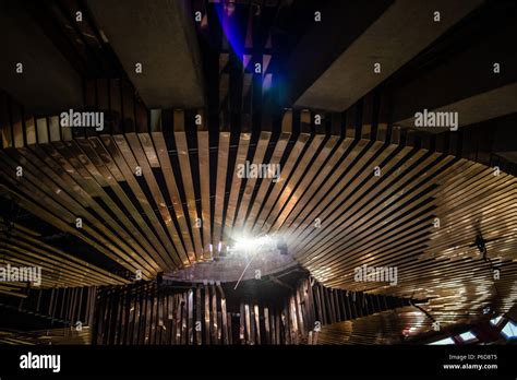 Interior of the Pyramid of Tirana, Tirana, Albania Stock Photo - Alamy