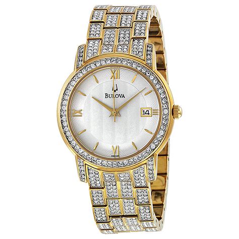 Bulova Crystal Men's Watch 98B009 - Crystal - Bulova - Watches - Jomashop