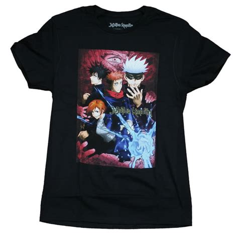 Jujutsu Kaisen Mens T-Shirt - Key Art Group Image (Medium) - Walmart.com