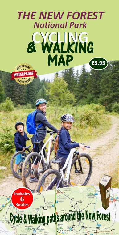 New Forest Cycling & Walking Map - Fernhill Wholesale & The Little Map Company