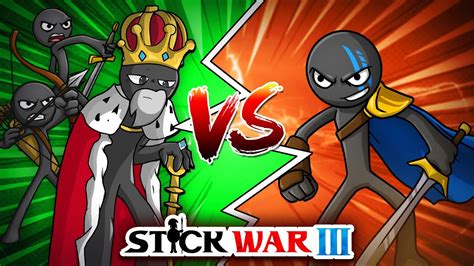 Stick War 3 Showdown! - King Zarek vs Xiphos - YouTube