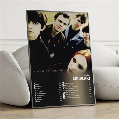 Slowdive Souvlaki Album Cover Poster Wall Art, Slowdive, Souvlaki - Etsy