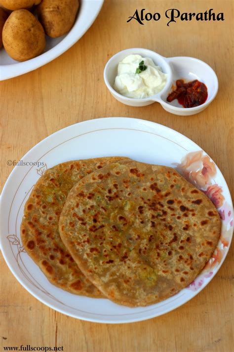 Aloo Paratha Recipe ~ Full Scoops - A food blog with easy,simple ...