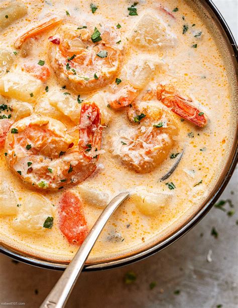 Instant Pot Creamy Shrimp Soup Recipe – Potato Shrimp Chowder Recipe — Eatwell101