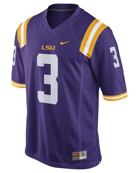 Nike Synthetic Men's Odell Beckham Jr. Lsu Tigers Player Game Jersey in Purple for Men - Lyst