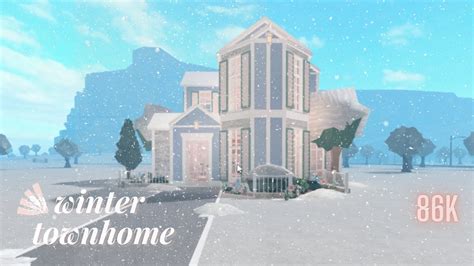 Winter Townhome (exterior~read desc.!) | BLOXBURG - YouTube