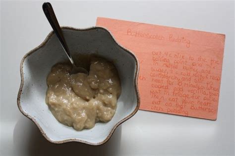 Dollop of Cream: butterscotch pudding