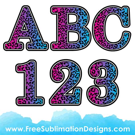 Fonts - Free Sublimation Designs