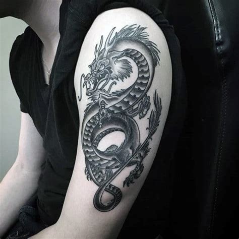 Western Dragon Tattoos For Men