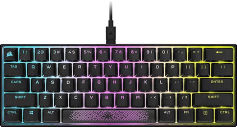 CORSAIR K65 RGB MINI 60% Cherry MX Red Switch Mechanical Wired Gaming Keyboard