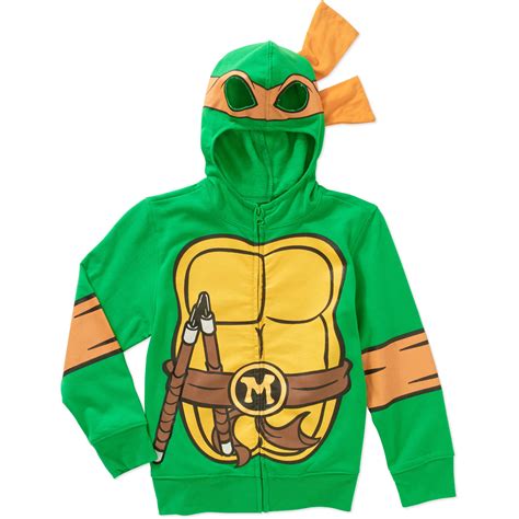 Michelangelo Boys Costume Hoodie - Walmart.com