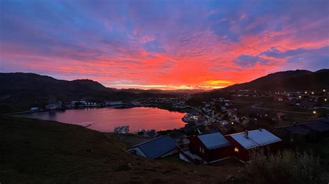 Sunset Sunrise Honningsvåg Nordkapp Kommune - YouTube