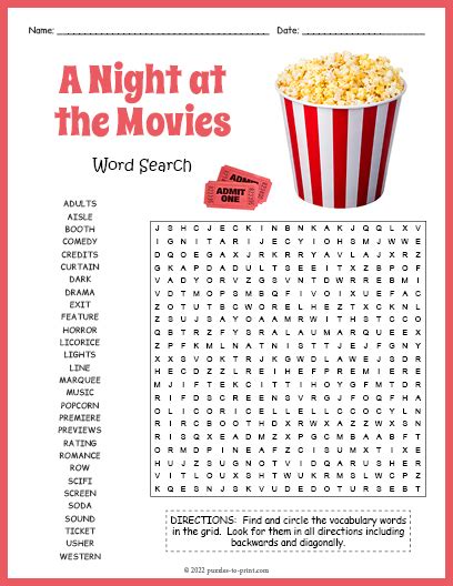 Fun Word Searches Printable