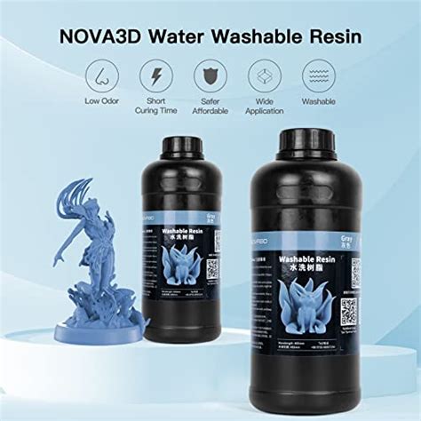 【Third-generation washable resin】NOVA3D Water Washable 3D Resin Lower ...