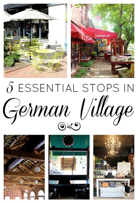 5 Essential Stops in German Village | Columbus ohio restaurants, German village columbus ohio ...