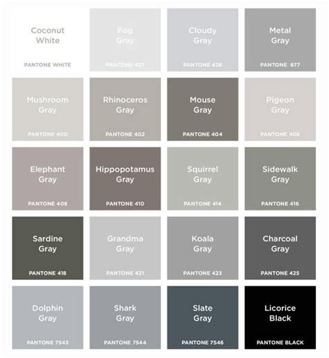 [View 42+] Gray Paint Color Names