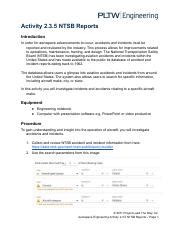 Understanding NTSB Reports in Aerospace Engineering | Course Hero