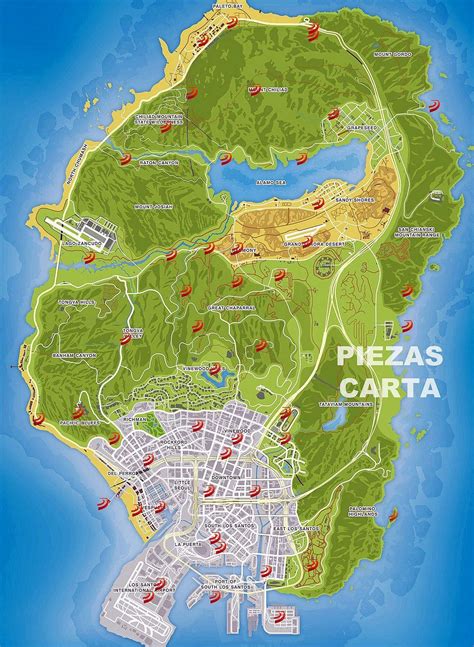 Mapa De Gta 5 - Mapa Região