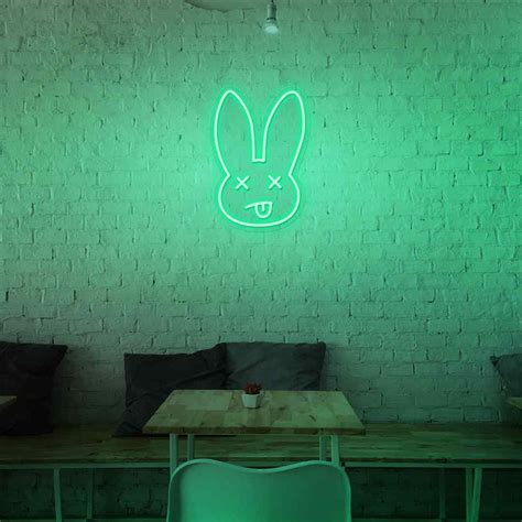 BAD BUNNY NEON SIGN