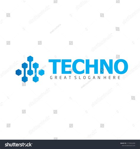 Technology Logo Modern Minimalist Futuristic Vector Stock Vector (Royalty Free) 1173032200 ...