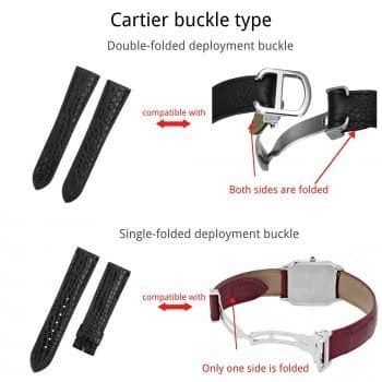 Cartier Roadster strap Quickswitch Leather band - Drwatchstrap