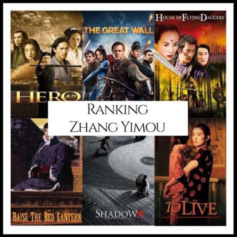 Ranking All Of Director Zhang Yimou's Movies - Cinema Dailies