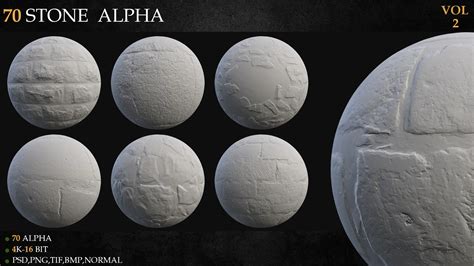 70 Stone Alpha-VOL 2 - FlippedNormals